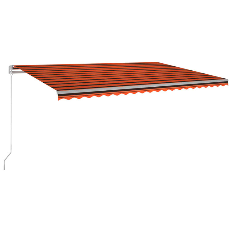 Dakota Fields Aylenne 5m W x 3m D Retractable Patio Awning Wayfair.co.uk
